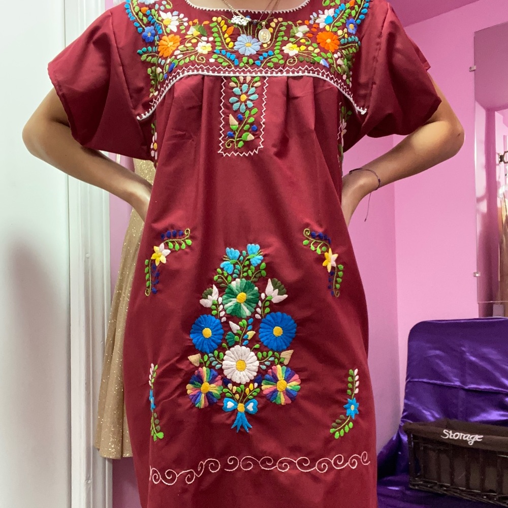 Traditional Mexican dress|small/mediumloose fittin